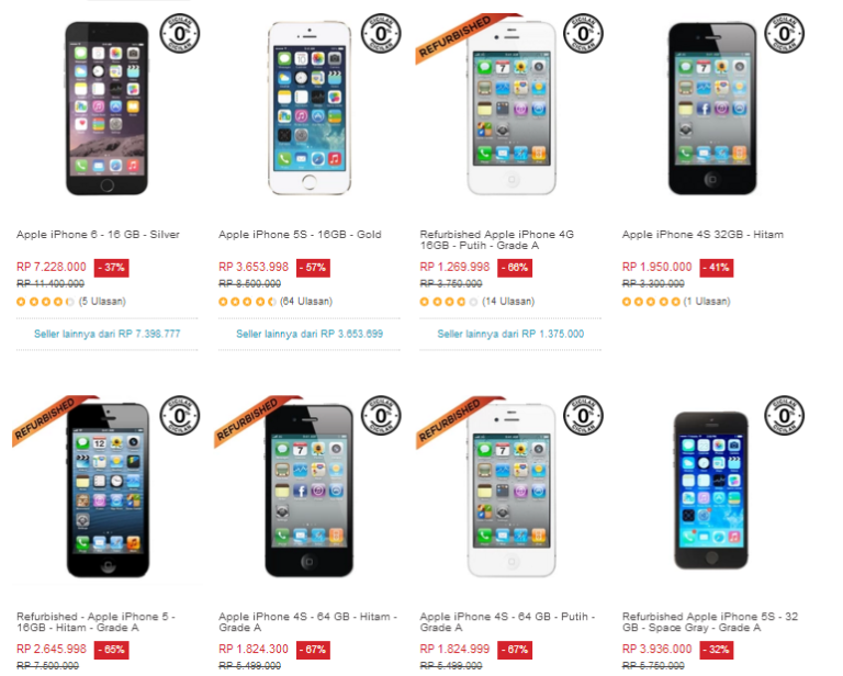 Daftar Harga Hp Apple iPhone